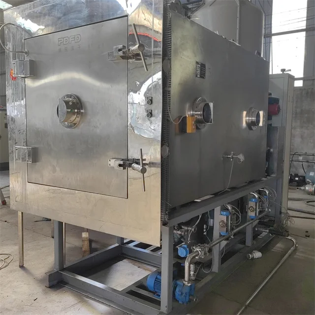 Stainless steel 3-square-meter freeze-drying machine; Automated snack freeze-drying equipment