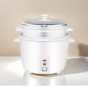 Professional Household Electric Rice Cooker with Paddle Mechanical Timer Control 5L Capacity Aluminum Alloy Inner Pot