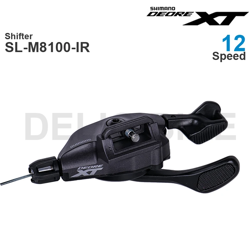Groupe Dérailleur Arrière Shimano XT RD-M8100 + Levier Droit SL-M8100-R - 12 Vitesses - Pour VTT - Occasion Bon état