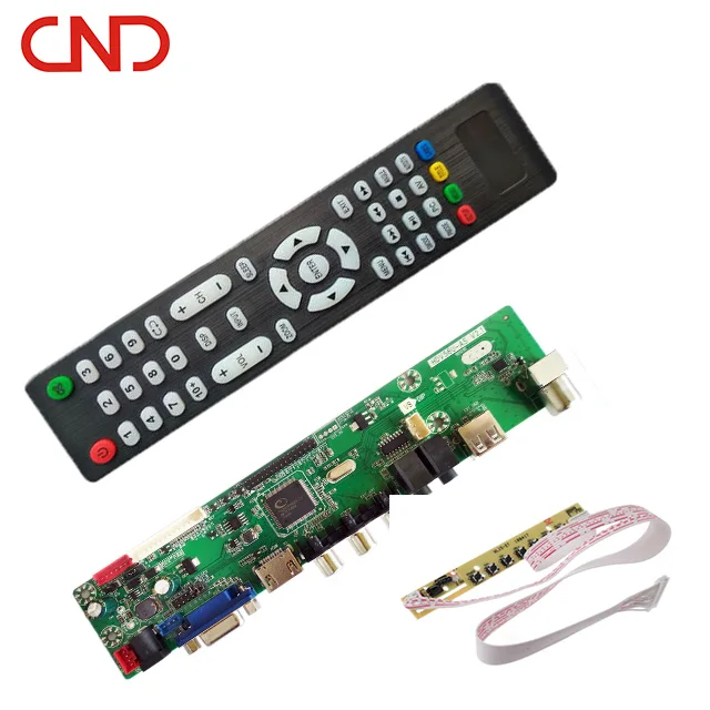 CND Factory Universal V56 V59 LED LCD TV SKD Kit with Remote