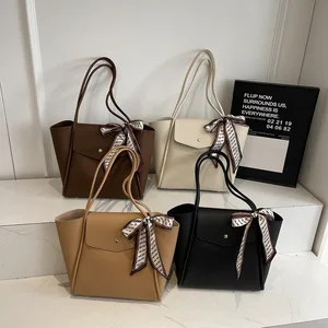 High Quality Wholesale Handbag Women's New Large Capacity 2-piece Set 2026 Solid Color Versatile Fashion Shoulder Bag