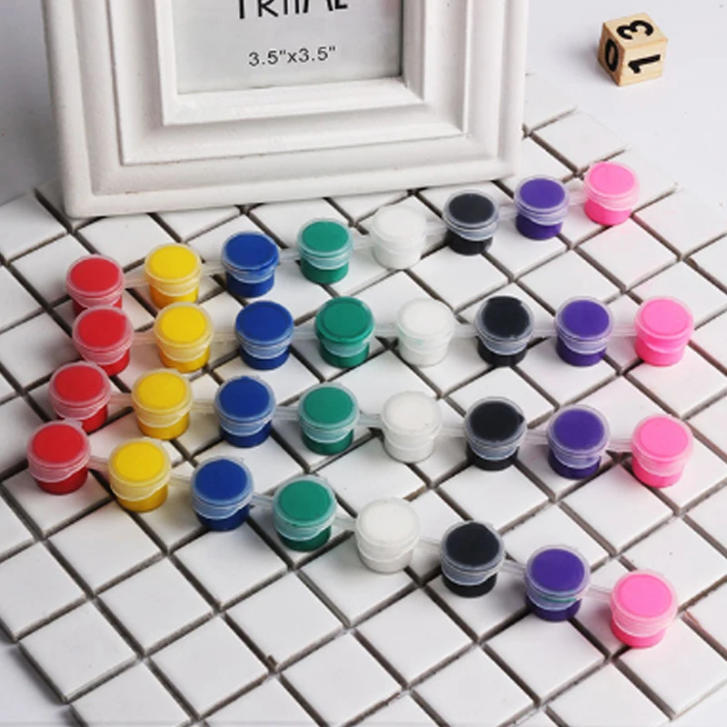 Самые продаваемые товары 2 мл акриловая цвет комплект ювелирных изделий различных 6 видов цветов дешевые набор акриловых красок