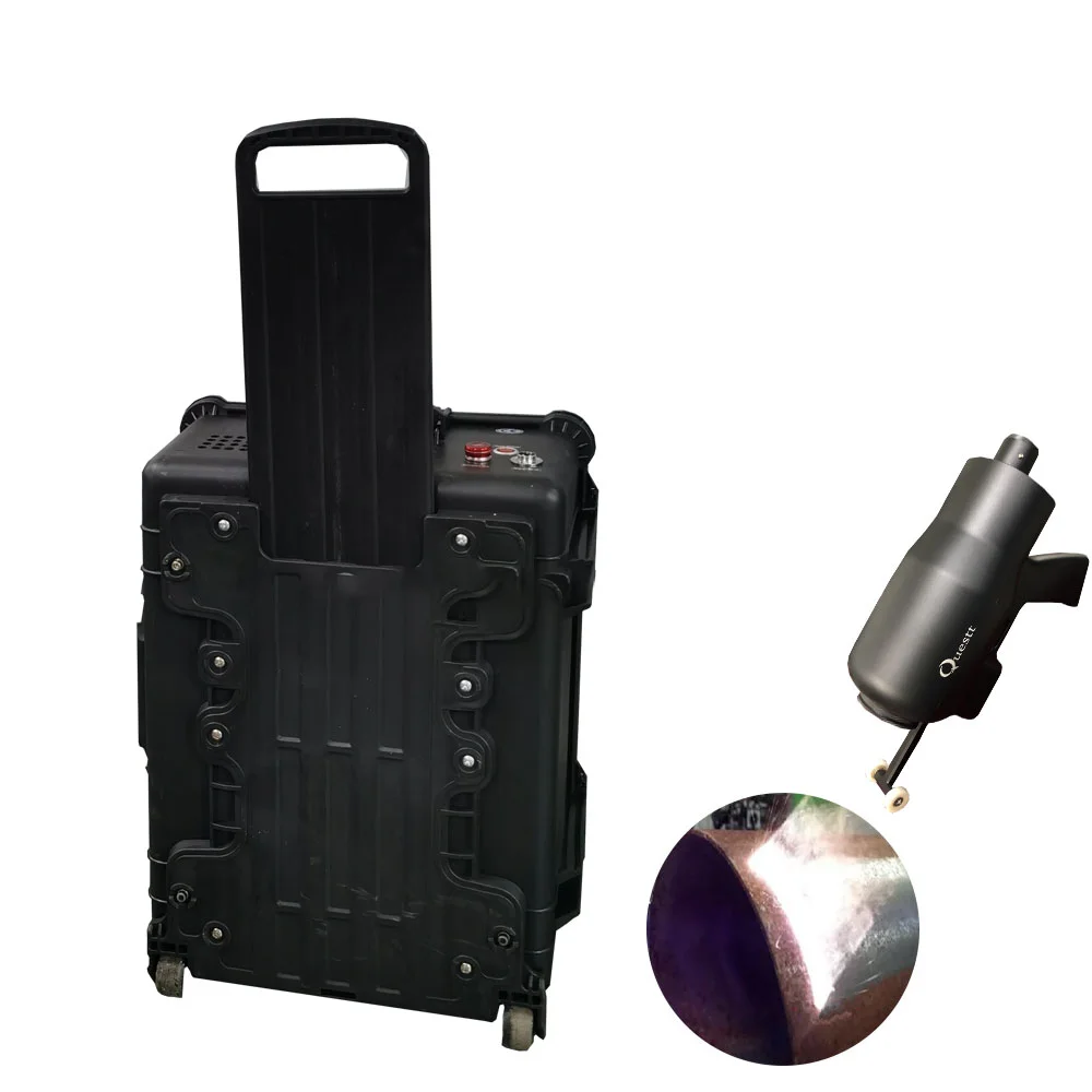 Portable Pulse Laser Cleaner Metal Rust Surface Paint Mini Laser