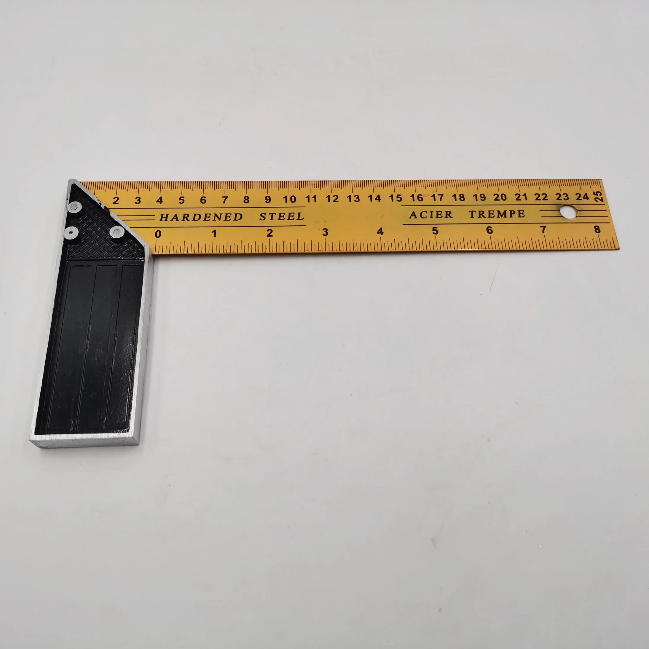 30 см желто-черный деревообрабатывающий измерительный инструмент алюминиевая L-образная угловая квадратная