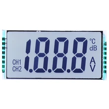 Custom Size 7 Segment Lcd Display 3V Lcd Module For Washing Machine Motorcycle Car Speedometer Instrument Dashboard Cluster