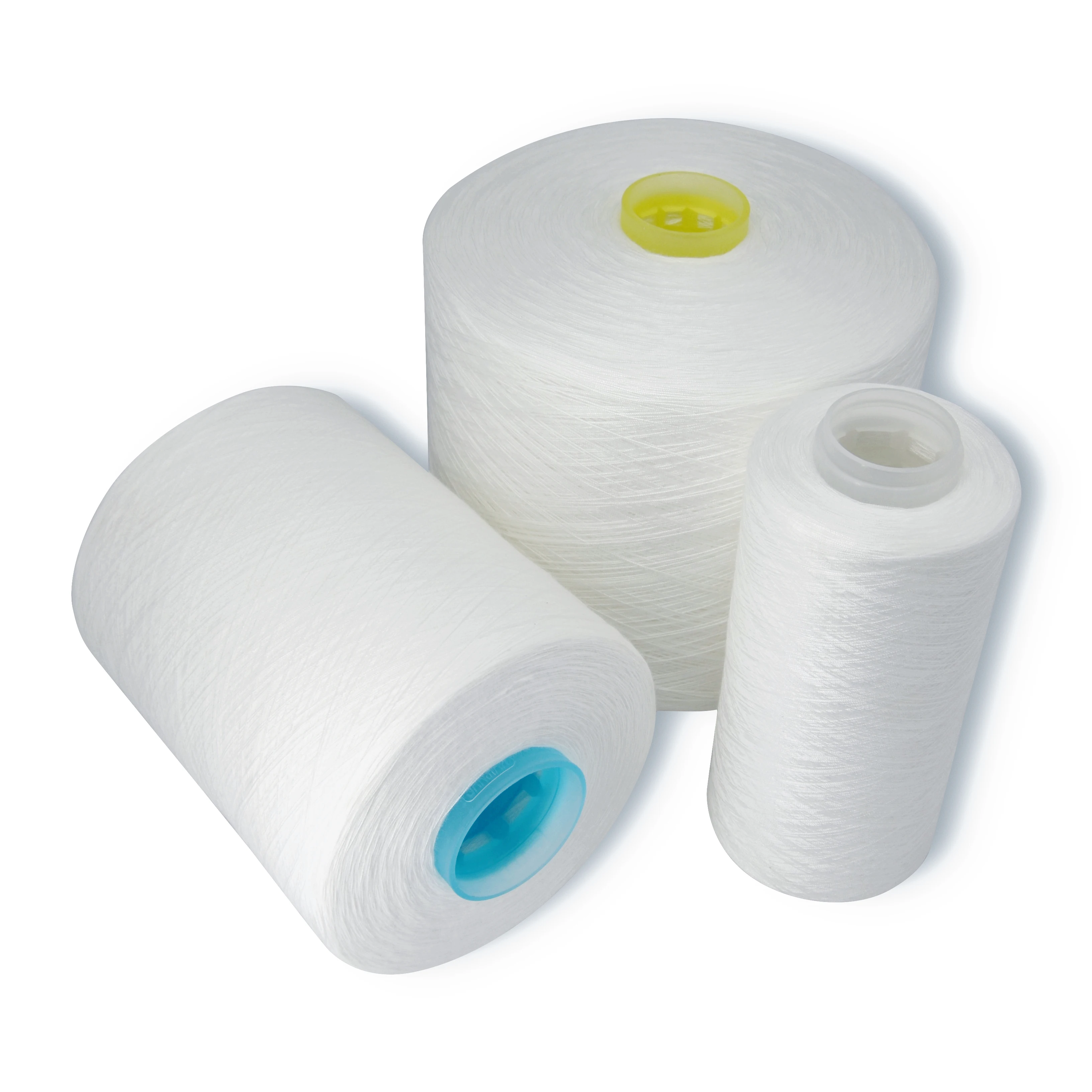 Raw white staple fiber Sewing Thread Manufacturer 100% Περιστρεφόμενος 40/2