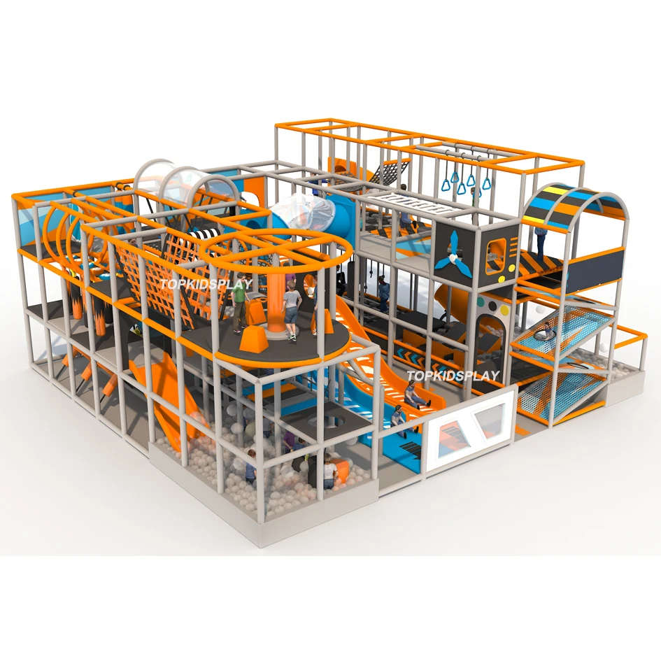 Free Design Children Indoor Play Equipment Set And Trampoline
