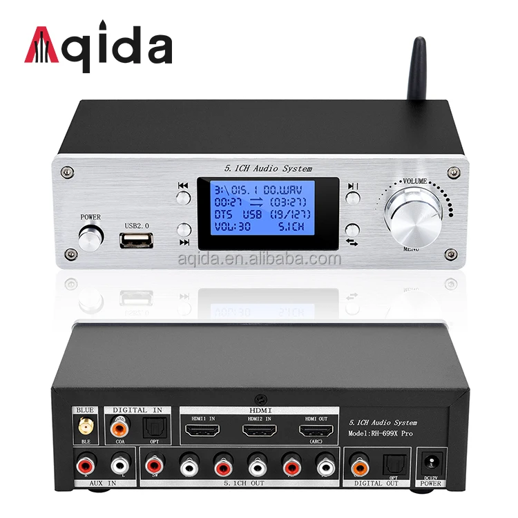 Aqida 5.1ch Decoder Hifi Music Dac 4k 