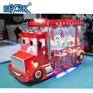 School Bus Themed Arcade Claw Crane Machine Amusement Toy Catcher Grabber for Game Center Truck Claw Doll Catcher Machine