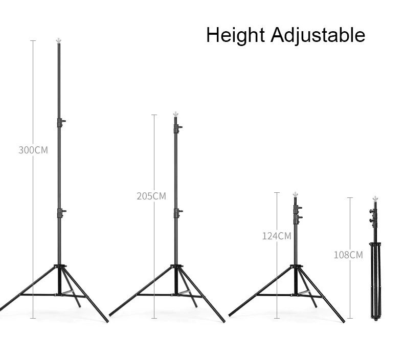 3x5m Metal Background Stand Adjustable Backdrop Stand Banner
