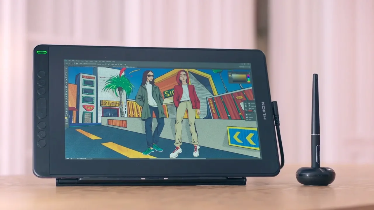 Huion Digital Graphic Drawing Tablet With Screen Signature Pad Note