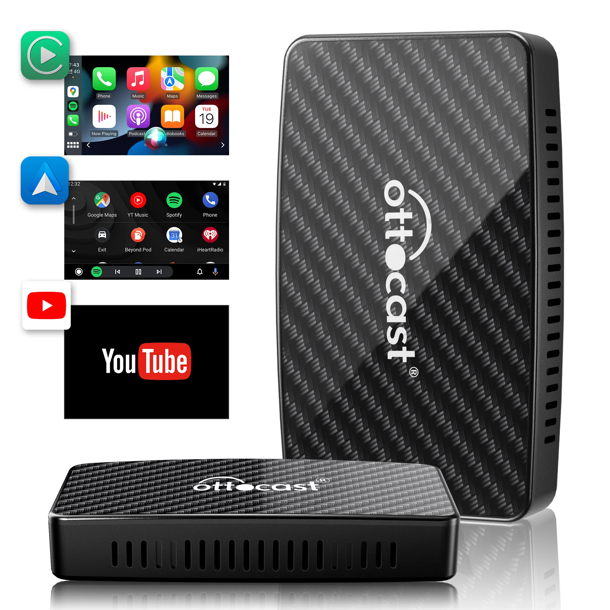 その他 ottocast Ottocast Wireless Android Car Smart Box - High Performance