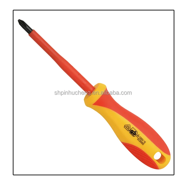 VDE manual auto repair tool 1000V Phillips insulated screwdriver 150-270mm factory wholesale