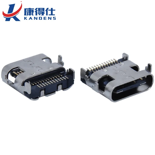 Conector USB Tipo C Hembra SMD - 24 pines/contactos