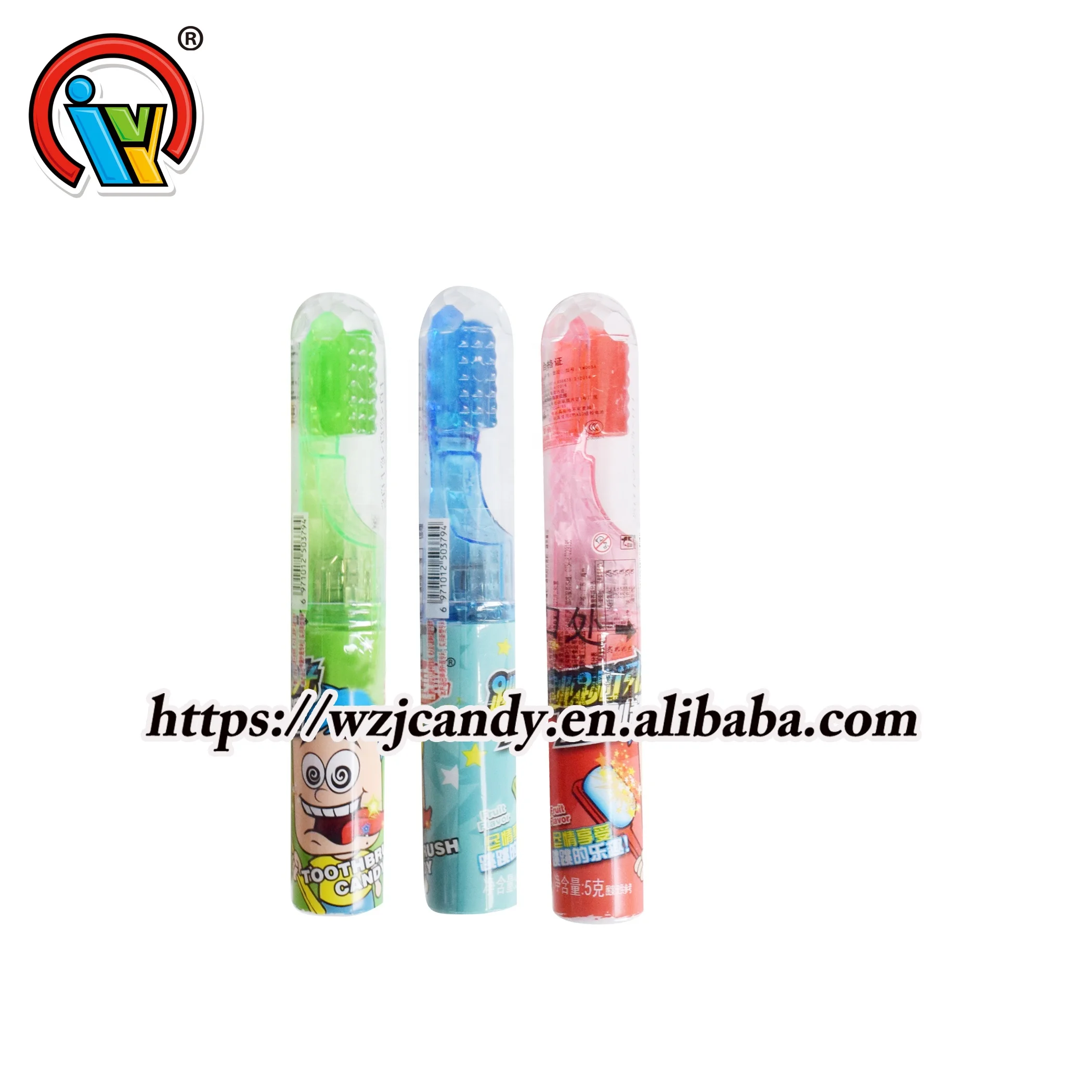 Lighting Toothbrush Toy Candy With Popping Candy