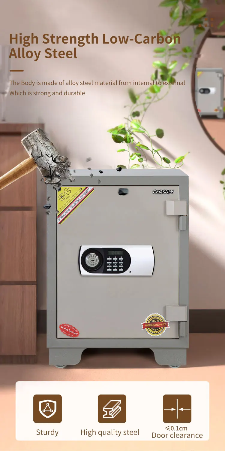CEQSAFE Fireproof Office Home Safe Money Metal Safe Box Fireproof Safes details