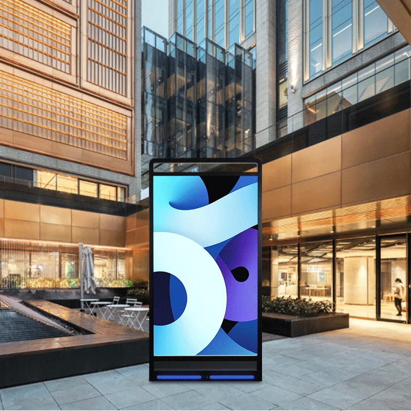 For COSUN Creative Waterproof Rotating Magic Cube LCD Poster Display for Advertising in Elevators and Retail Stores