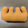 Split finger pad for four fingers - yellow