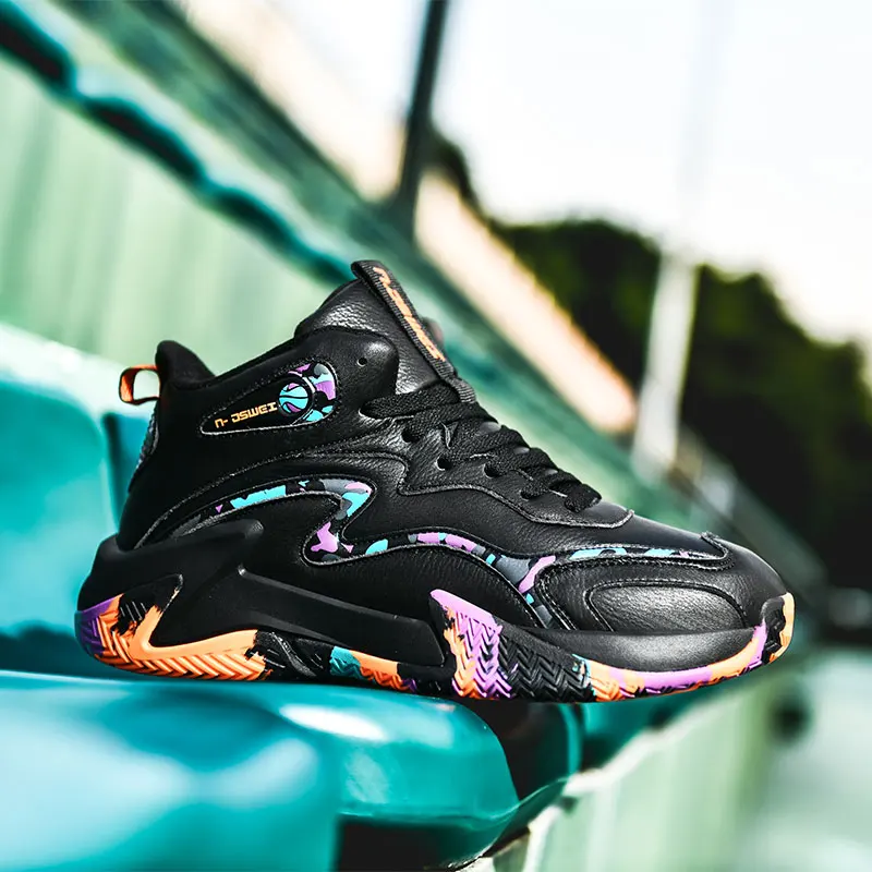 Спортивная обувь, мужские кроссовки для бега, новые мужские баскетбольные ботинки, теплые зимние ботинки