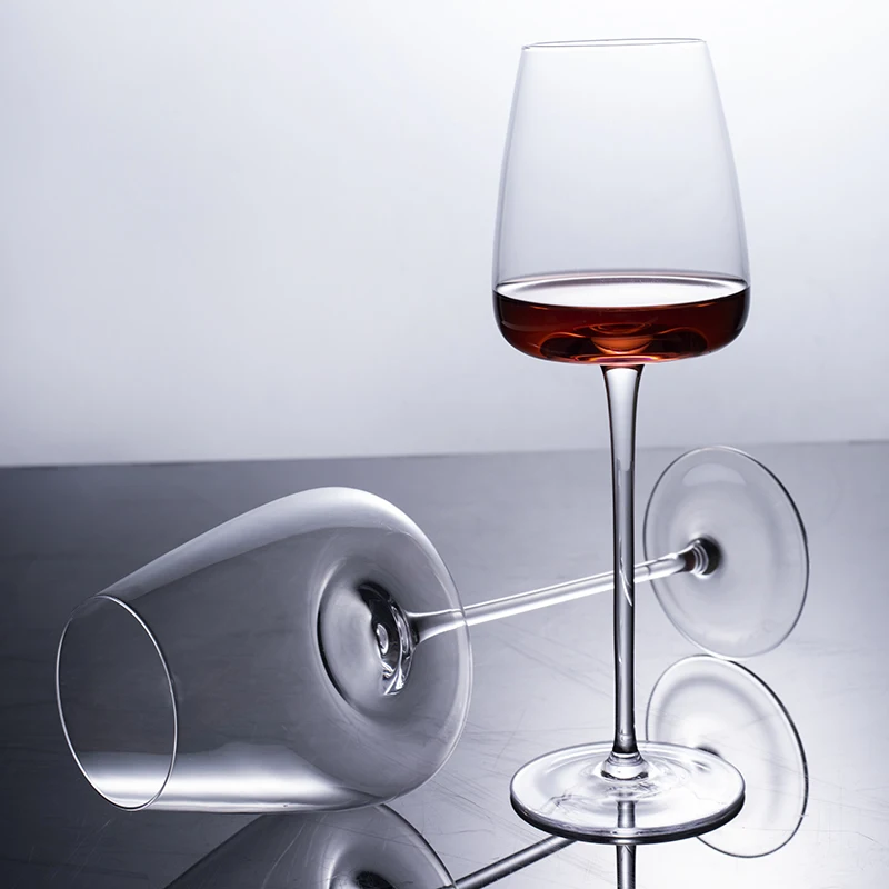 High Quality 240ml Modern Design Glass Goblet for Wine and Drinkware Uses Stocked for Convenience