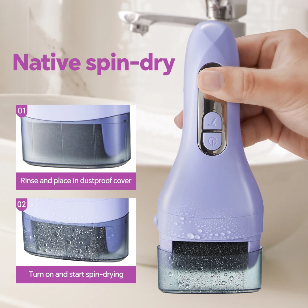 USB Charging Electric Callus Eliminator Foot Repair Device with Heel Removing Feature Skin Grinder Stone Callus Remover manufacture