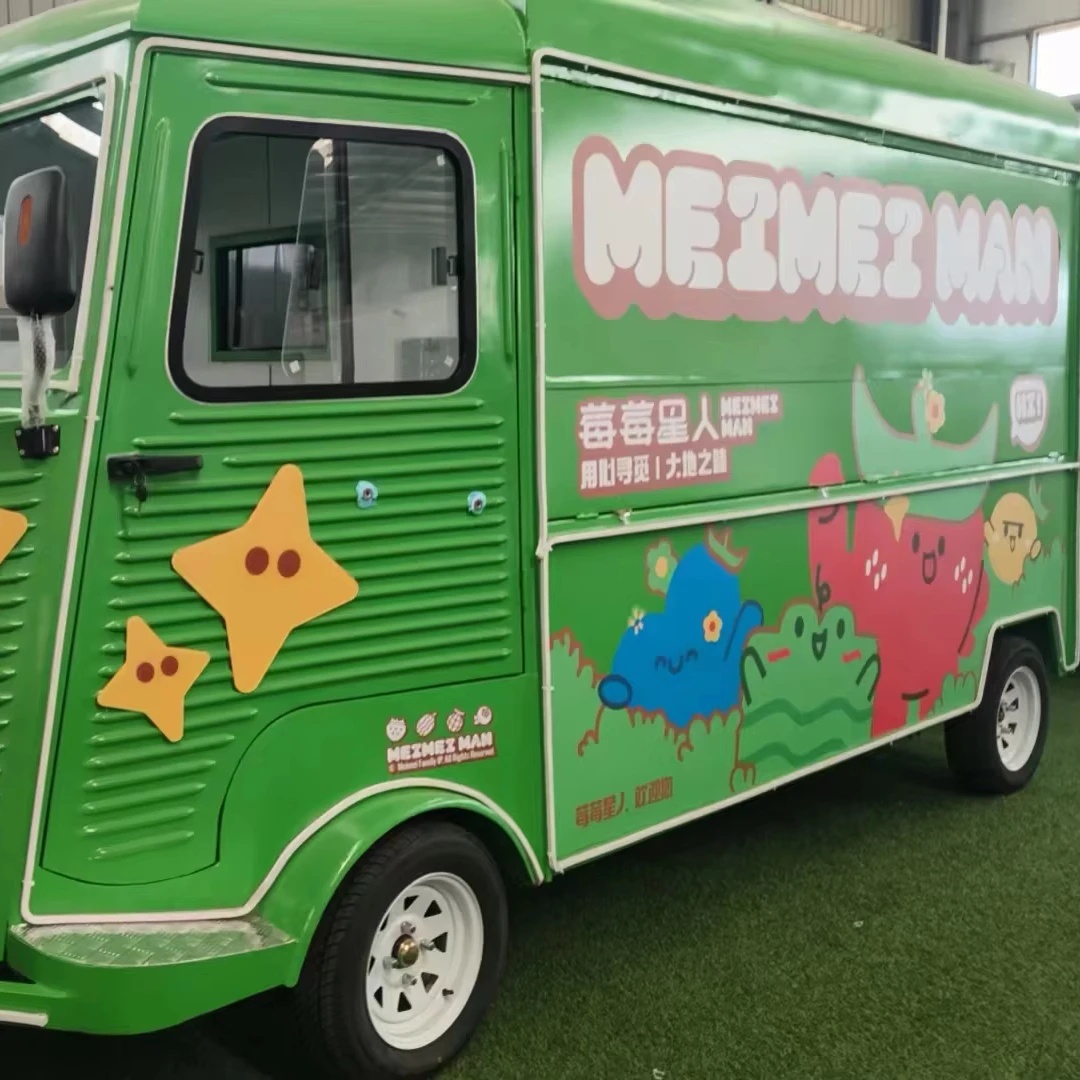 مبيتات مخصصة داخلياً، عربة طعام متنقلة لنشاطك التجاري الغذائي