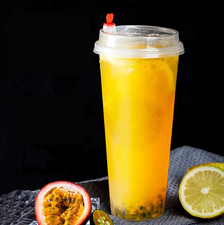 Прямая поставка с завода, прозрачная пластиковая крышка и соломинка, пластиковая чашка для молочного чая, пузырьковый чай