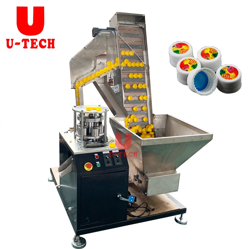 Easy to Operate Complete Automatic High Speed Plastic Bottle Cap Folding Slitting Machine Price