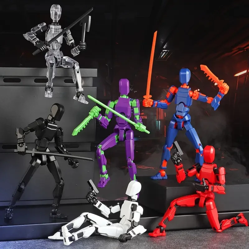 Action Figure seti, Robot 13 Action Figure kukla 3D baskılı