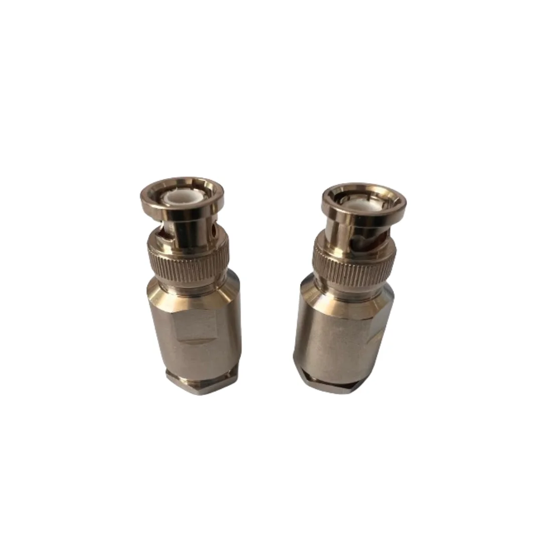 product top class bnc j7 coaxial connectors brass material male bnc connector-2
