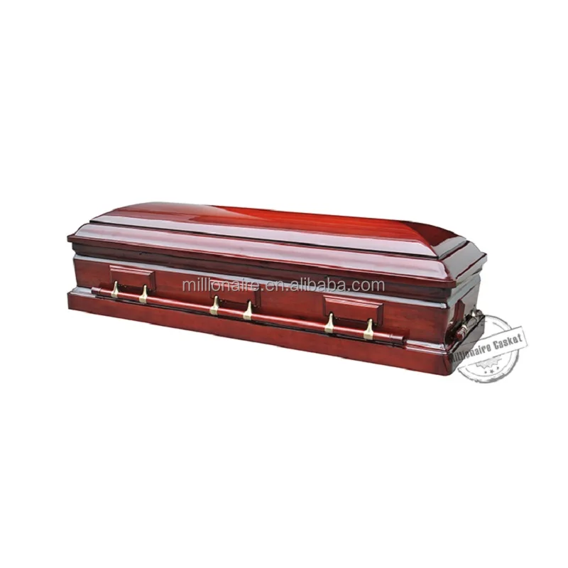 Top-quality Veneer Caskets Wooden Casket Shop Online Handle Swing Bar ...