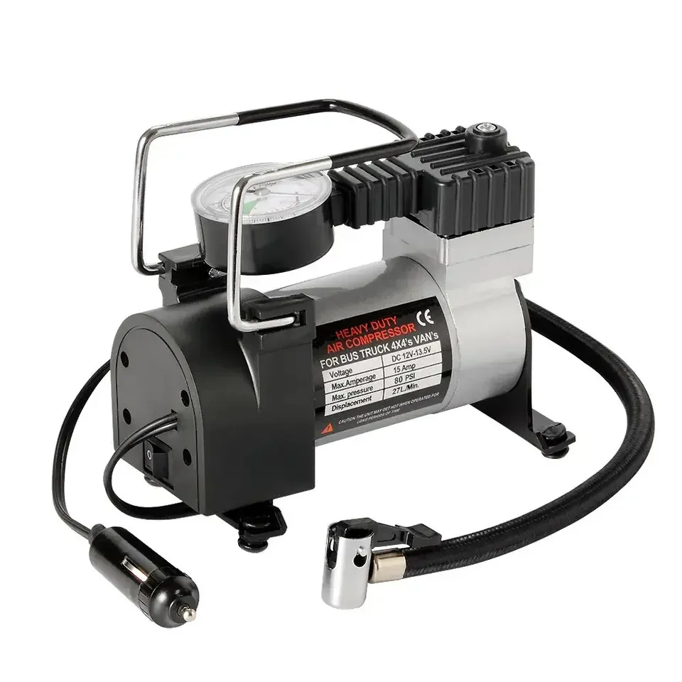 Metal Electric Portable Tyre Inflators Mini dc 12v Car Tire Inflator Air Compressor Pump Tire Inflators