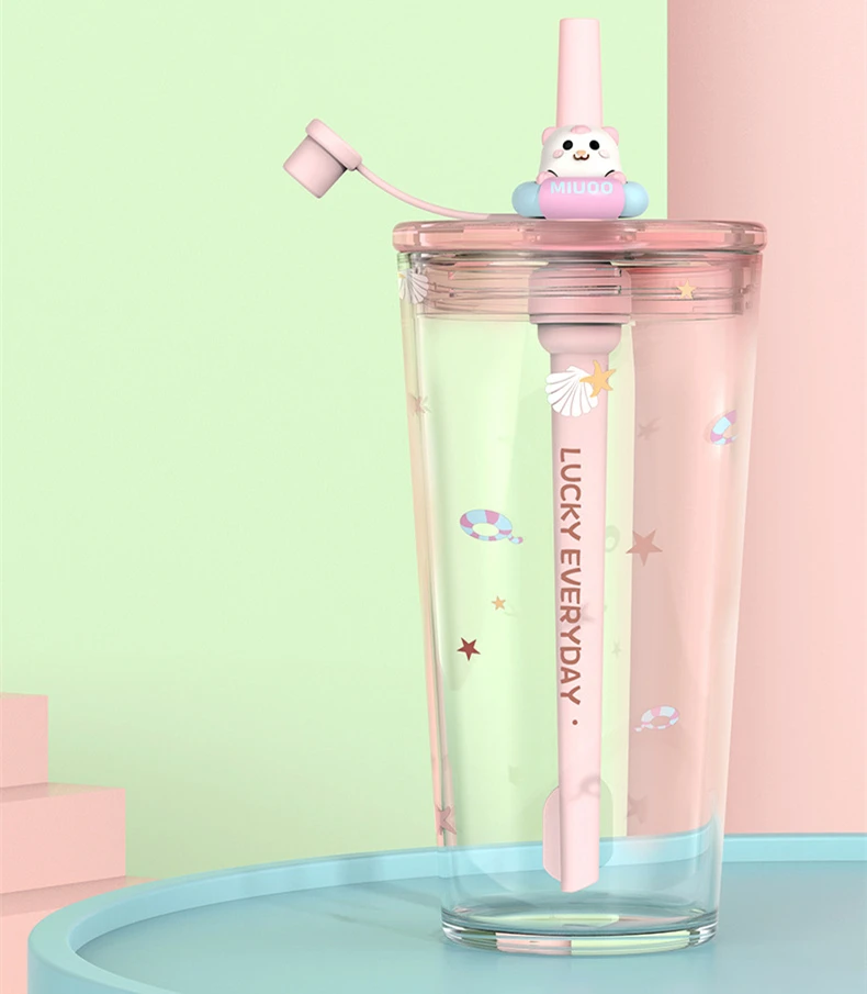 Новый дизайн охлаждающая пластиковая кружка для сока с инфузером фруктов без бисфенола А крышкой из