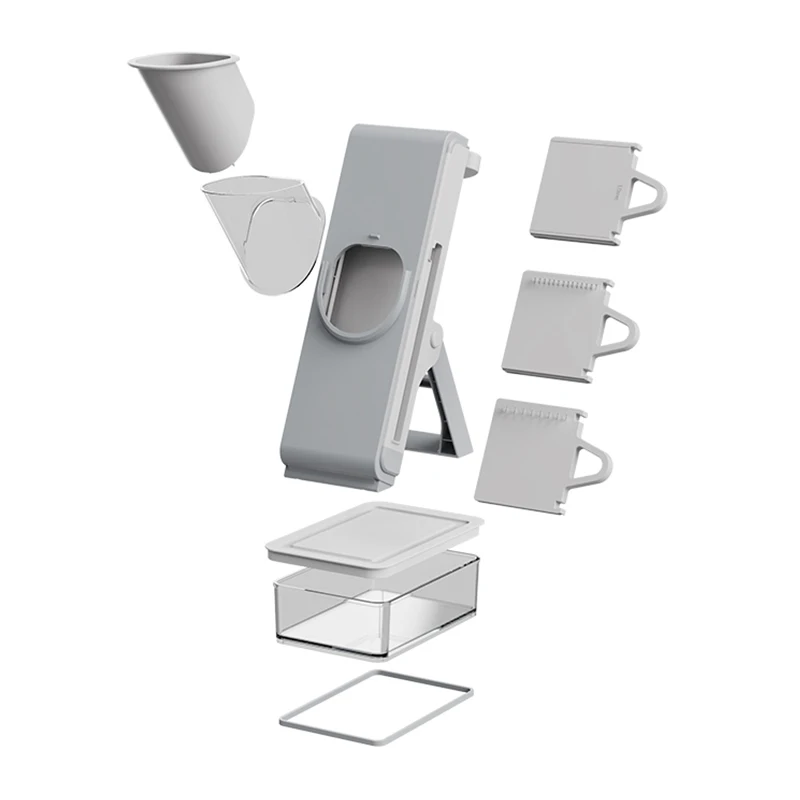 Multi Functional Manual Slicer Vegetable Potato Chips Cutter Mandoline Slicer Stainless Steel French Fry Cutter Potato Cutter