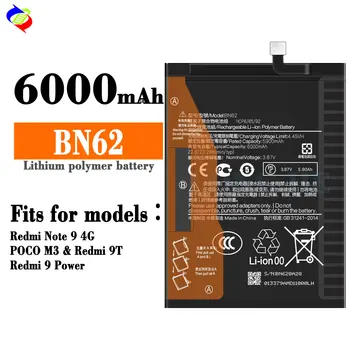 Original Replacement Battery BN62 for Redmi Note9 4G