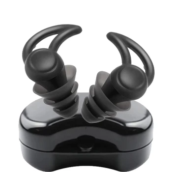 Waterproof Silicone Swimming Earplugs for Sleep & Hearing Protection Noise Reduction Sports Safety Ear Plug