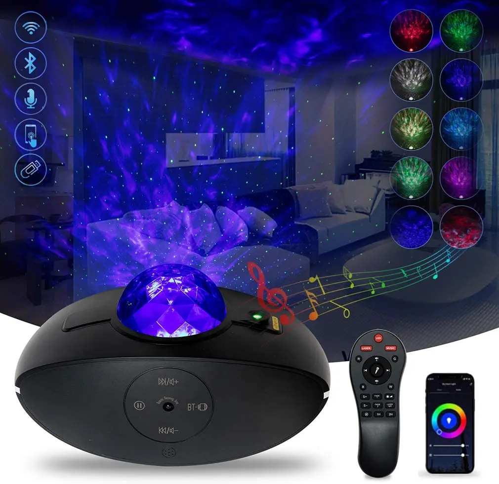Star Sky Moon Light Projector - Galaxy Projector for Kids