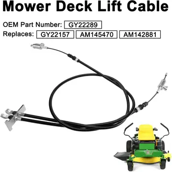 DVPARTS Rasenmäher Deck Lift Kabel GY22289 – Ersatzteil Für John Deere Z235 Z255 Eztrak Serie