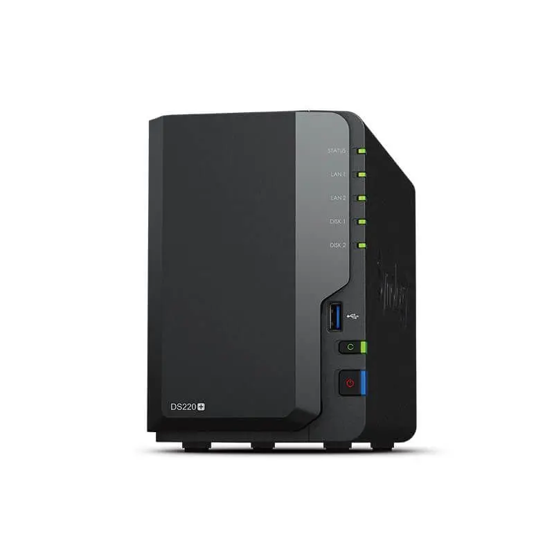 Synology NAS DiskStation DS220+（ディスクレス）、2ベイ、2GB DDR4