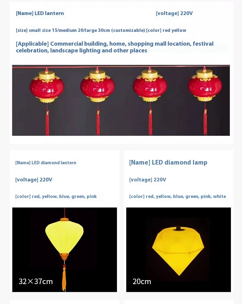 Chinese Knot Fu Character Pendant for Outdoor Festivals Hanging Tree Lights for Spring Festival Lighting Christmas Lighting