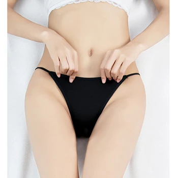 Customizable Modal Low Waist Comfortable Breathable Women's Underwear Thin Girl Triangle Pants Beach  string Bikini