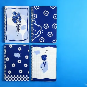 Vibrant Colors A5 Spiral Notebook | Oil Painting Style Journal for School Kids Gifts