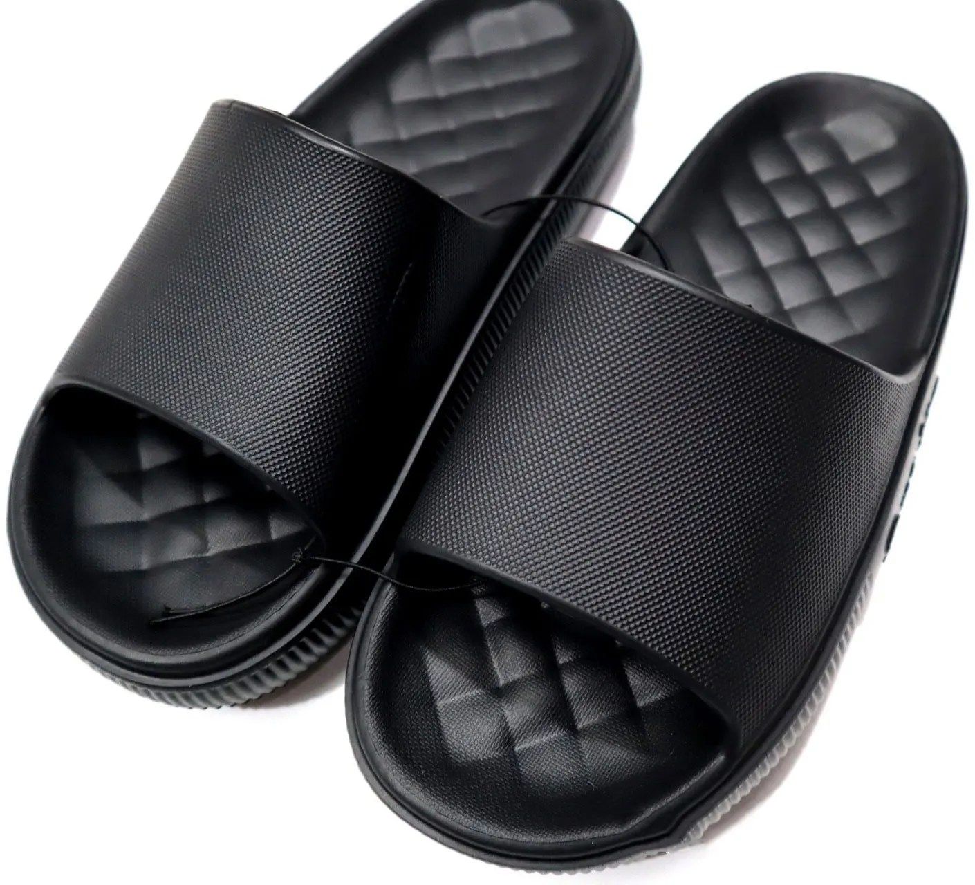 Images for Men's Black Slippers - Black