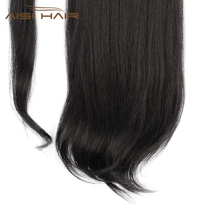 Aisi Hair длинные натуральные волнистые синтетические волосы для конского хвоста термостойкие волоконные накладные на клипсе наращивания волос