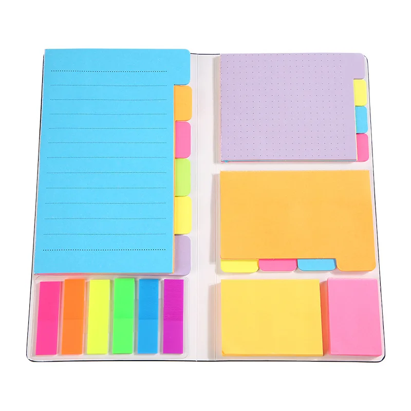 Sticky-Notes-Set,-Divider-Self