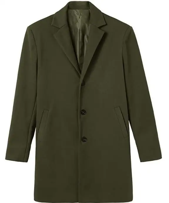 Fall/Winter new men's thick multi-color multi-size trench buckles long coat for men winter coats_voghion.com