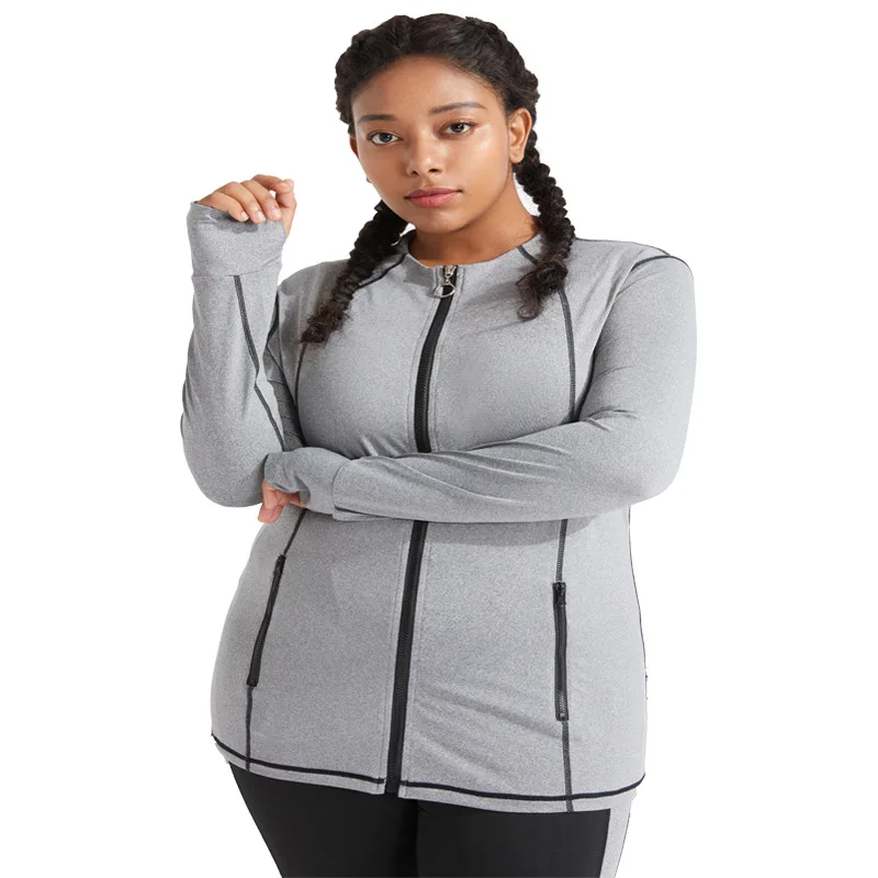 plus size womens running jackets