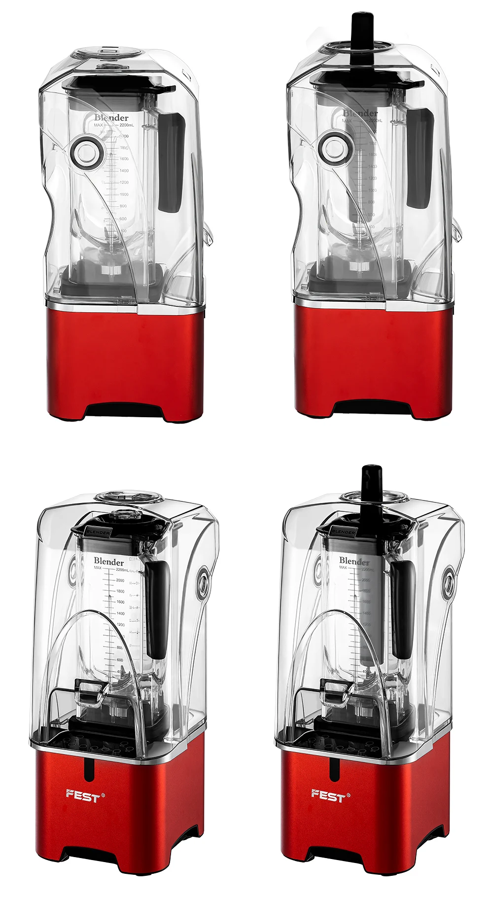 FEST frappe maker High Speed Smoothie Maker Blender Red Kitchen