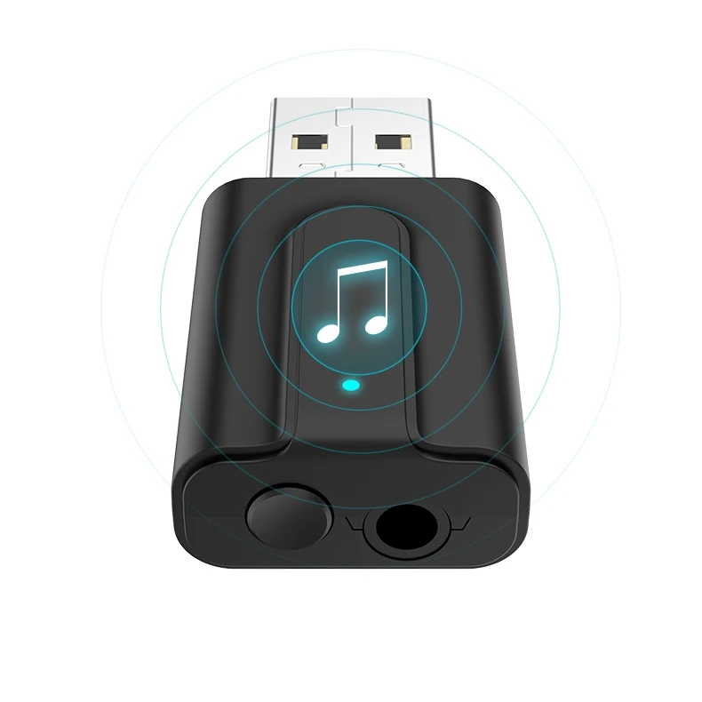 Adattatore Audio Bluetooth 5.0 2 In 1: Trasmettitore E Ricevitore Con Display LED - 6