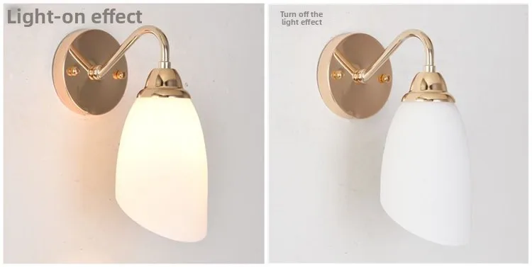 product new creative led american wall lamp for bedroom living room balcony stair corridor and aisle iron body with e26 bulb base-13
